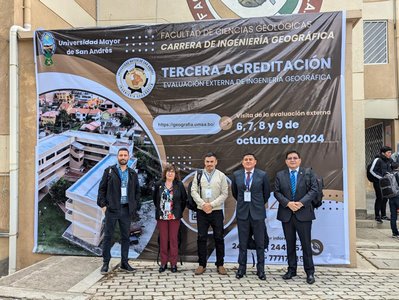UNIVERSIDAD MAYOR DE SAN ANDRÉS FACULTAD DE CIENCIAS GEOLÓGICAS – CARRERA DE INGENIERÍA GEOGRÁFICA REACREDITADA POR TERCERA VEZ